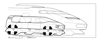 Renault E-Space Concept, 2026 – Design Sketch