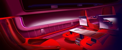 Renault E-Space Concept, 2026 – Design Sketch – Interior