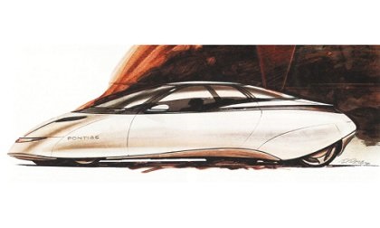Pontiac Pursuit Concept, 1987 - Design Sketch