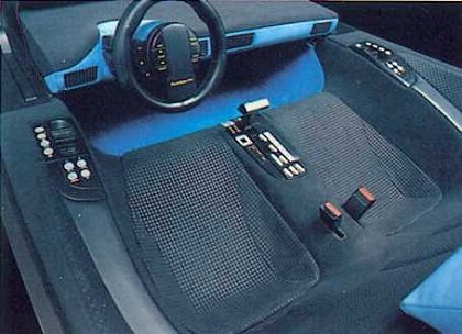 Plymouth Slingshot Concept, 1988 - Interior