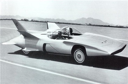 The Firebird III goes through its paces on the test track