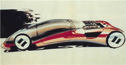 Buick WildCat, 1985 - Design sketch