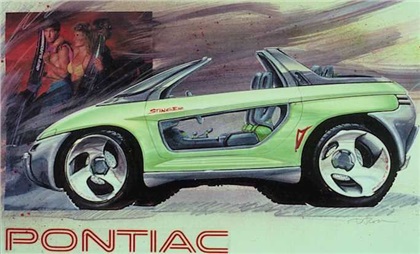 Pontiac Stinger Concept, 1989 - Design sketch