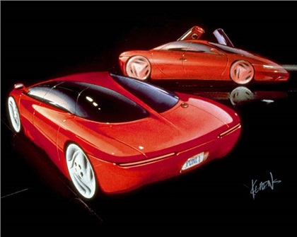 Pontiac Protosport 4, 1991 - Design Sketch