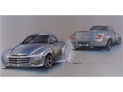 Chevrolet SSR, 2000 - Design Sketch