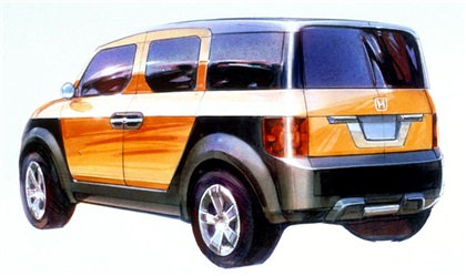 Honda Model X concept - Design Sketch