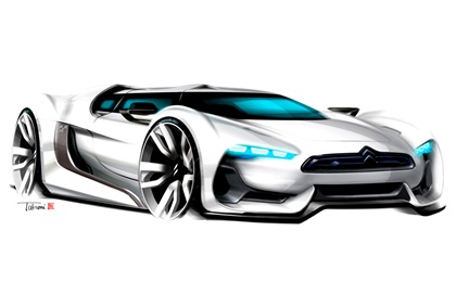 Citroen GT Concept, 2008 - Design Sketch