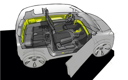 Volkswagen E-Up! Concept, 2009