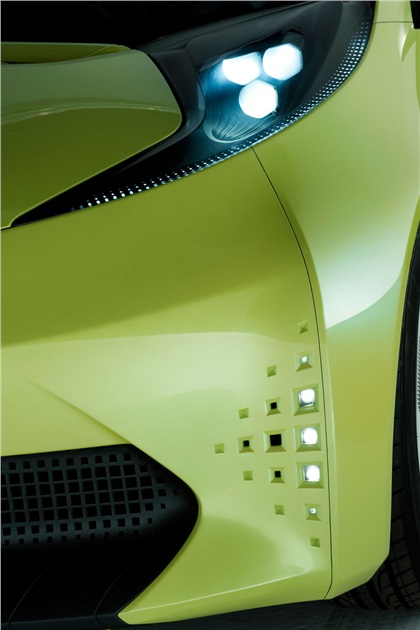 Toyota FT-CH Concept Headlight Detail 