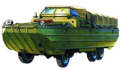 Большой автомобиль-амфибия ЗиС-485 (БAB)