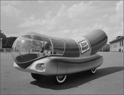 Oscar Mayer Wienermobile, 1956 (Brooks Stevens)