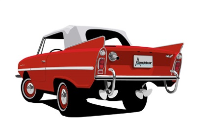 Amphicar (1966) - Illustration: JLDesign