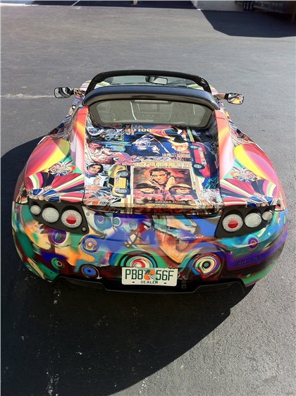 Tesla Roadster Art Car bay Laurence Gartel (2010)