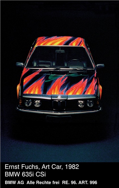 BMW 635 CSi Art Car # 5 (1982): Ernst Fuchs