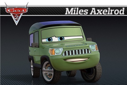 Cars 2 Characters: Miles Axelrod