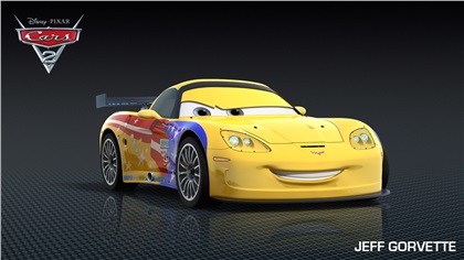 Cars 2 Characters: Jeff Gorvette