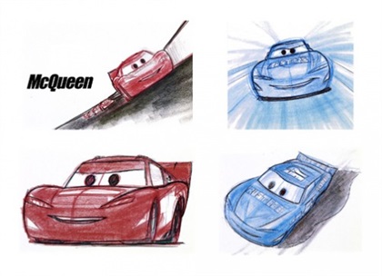 Disney/Pixar Cars Characters: Sketches - McQueen