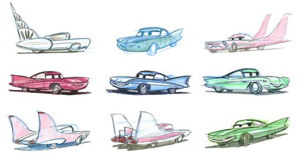 Disney/Pixar Cars Characters: Sketches - Flo
