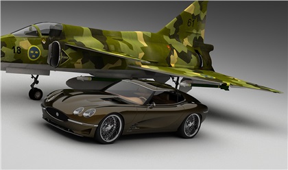 Growler E 2011 Concept (Bo Zolland): Jaguar E-Type 21-го века