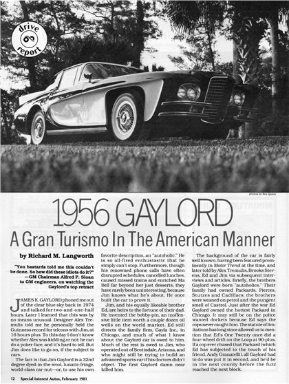 Special Interest Autos, February 1981