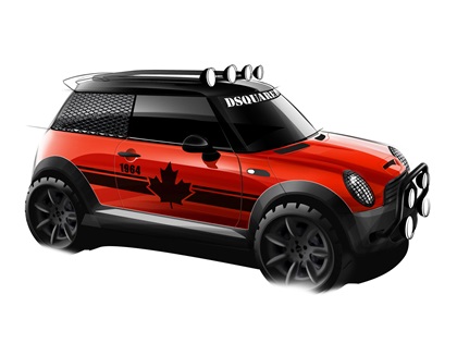 Life Ball Mini by DSQUARED (2011): Red Mudder - Sketch