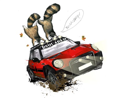 Life Ball Mini by DSQUARED (2011): Red Mudder - Sketch