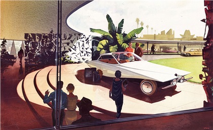 Сид Мид (Syd Mead): Future Bugatti, 1957