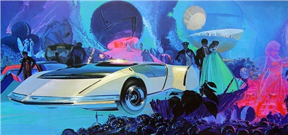 Syd Mead: U.S. Steel Interface - a portfolio of probabilities, 1969
