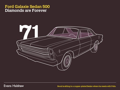 Ford Galaxie Sedan 500 | Diamonds are Forever, 1971