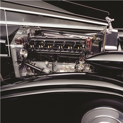 1925 Rolls Royce Phantom I Jonckheere Aerodynamic Coupe (1934) - Engine