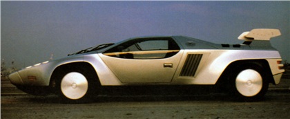 Vector W2 Twin Turbo, 1985-1986 - Возможно, колесные диски прикрыты колпаками для скоросного теста на соляном озере Бонневилль