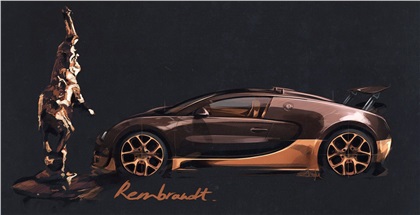 Design Sketch - Bugatti Veyron 'Rembrandt Bugatti'