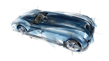 Bugatti Veyron 'Jean-Pierre Wimille' (2013) - Design inspiration from the Bugatti 57G 'Tank'