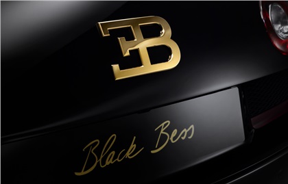 Bugatti Veyron 'Black Bess' (2014) - EB Rear Logo