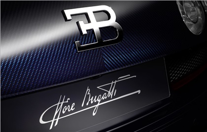Bugatti Veyron 'Ettore Bugatti' (2014) - Platinum EB Logo