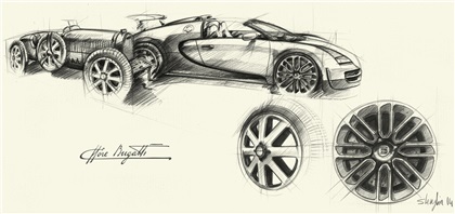 Design Sketch - Legend 'Ettore Bugatti' - Wheels