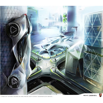LA Design Challenge (2013): Roewe Mobiliant Concept