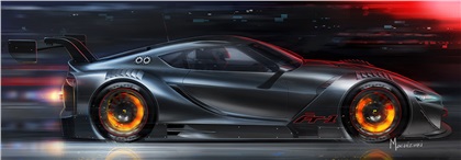 Toyota FT-1 Vision GT (2014) - Design Sketch