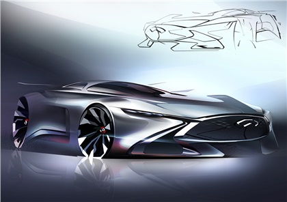 Infiniti Concept Vision Gran Turismo (2014) - Design Sketch
