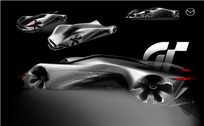 Mazda LM55 Vision Gran Turismo (2014) - Design Sketches