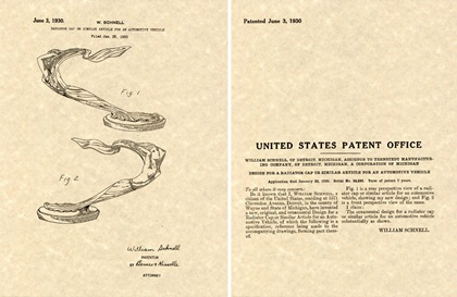 ‘Flowing Goddess’ – Cadillac Hood Ornament Patent (1930)