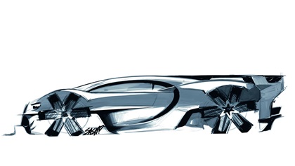 Bugatti Vision Gran Turismo (2015) - Design Sketch