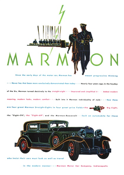 Marmon Ad (April, 1930) - Big Eight Brougham