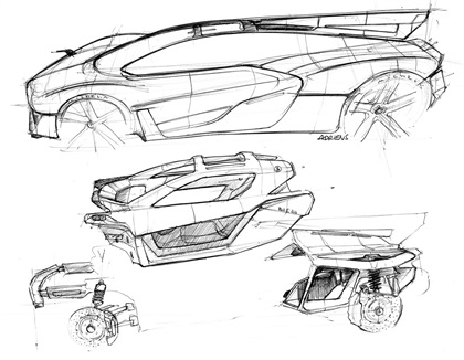 Bell & Ross AeroGT Concept (2016) - Design Sketches
