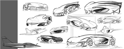 Bell & Ross AeroGT Concept (2016) - Design Sketches