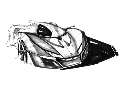 Bell & Ross AeroGT Concept (2016) - Design Sketch by Andriene Sene