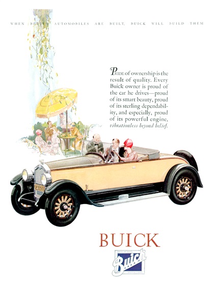 1927 Buick Convertible Ad (June, 1927)