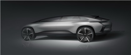 Faraday Future FF 91 (2017) - Design Sketch