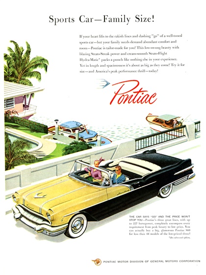 Pontiac Star Chief Convertible Ad (February-March, 1956)