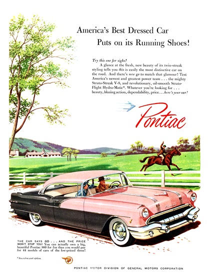 Pontiac 870 Two-Door Catalina Ad (March-April, 1956)